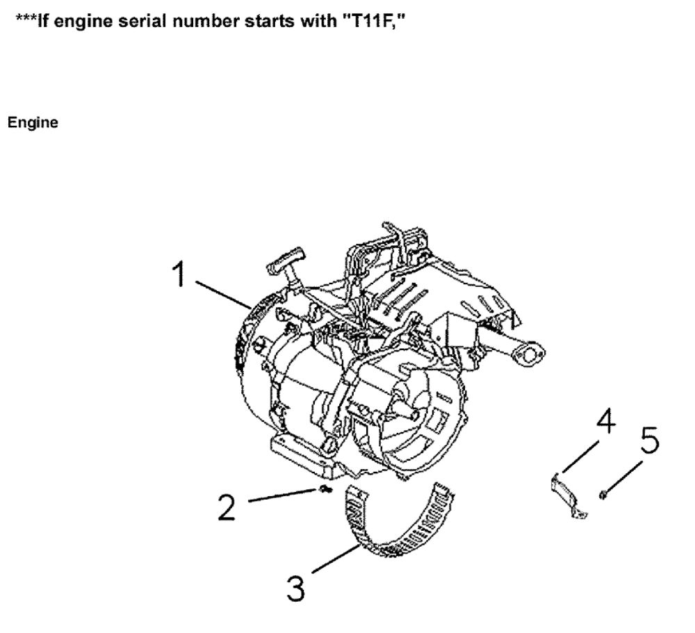 Engine 1 Diagram and Parts List for 005939-2  Generac Generator
