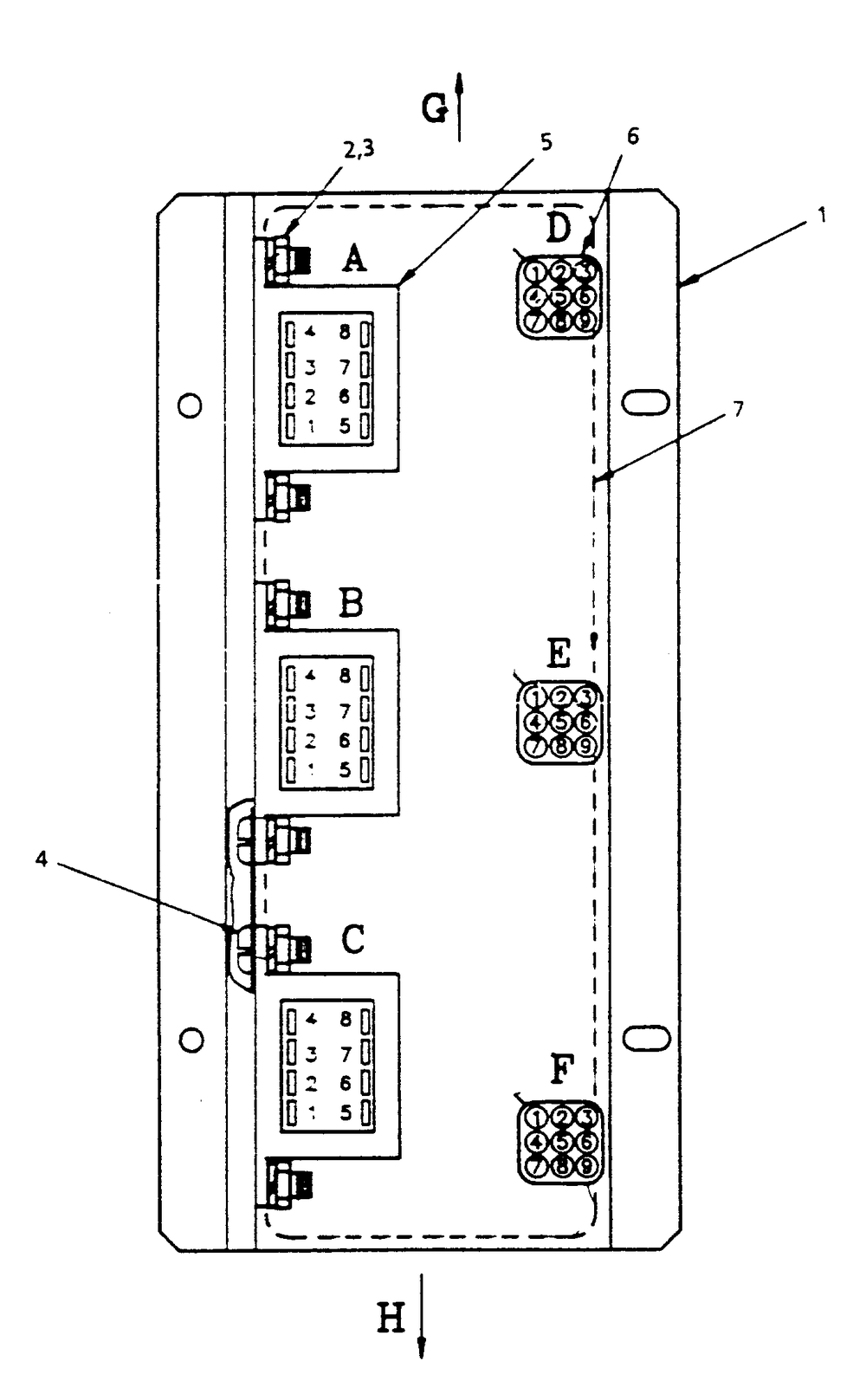 Multivoltage Interface Panel Diagram and Parts List for 8930-0  Generac Generator