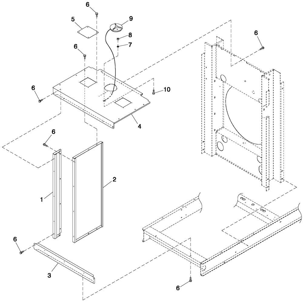 Cooling System 5.4l/6.8l O/S C3 Diagram and Parts List for QT04554ANNNA (4501308 - 4636811)(2006) Generac Generator