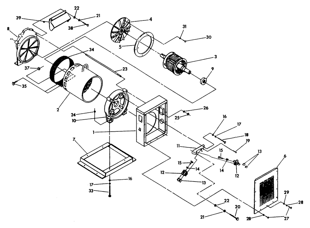 Generator Diagram and Parts List for 9564-3  Generac Generator