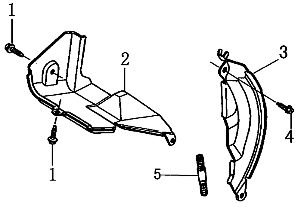 Shrouds Diagram and Parts List for 0059911 (7363389 - 7363816)(2012) Generac Generator