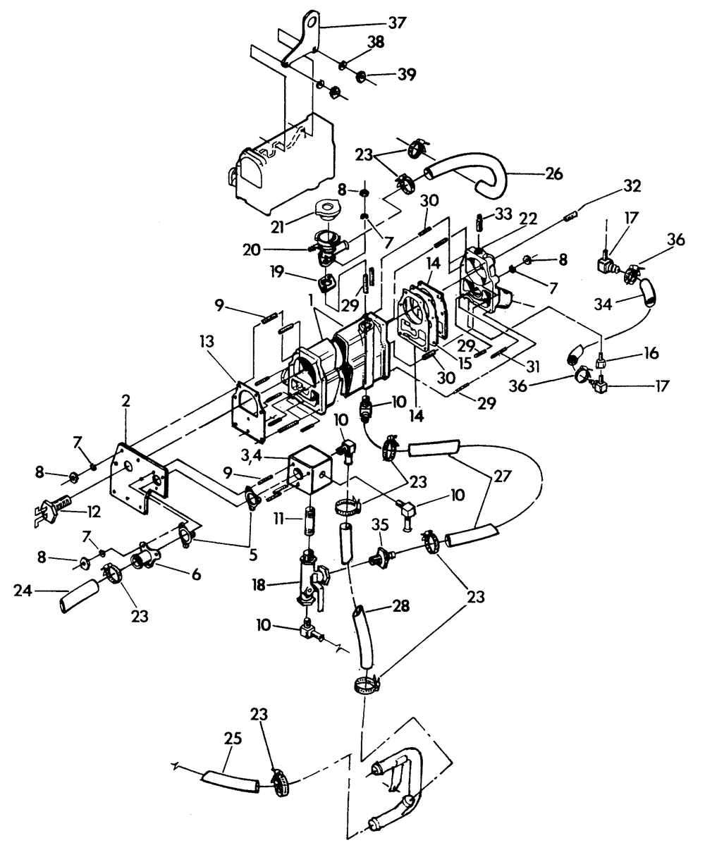 Heat Recovery System Diagram and Parts List for 9340-2  Generac Generator
