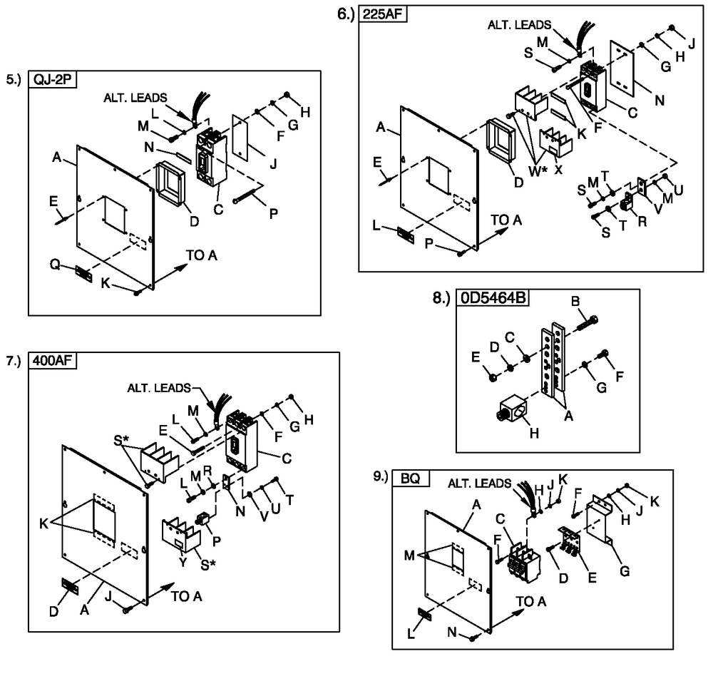 Cpl C2 And C4 Flex Hsb Diagram and Parts List for 0052621 (4407970 - 4790842)(2007) Generac Generator