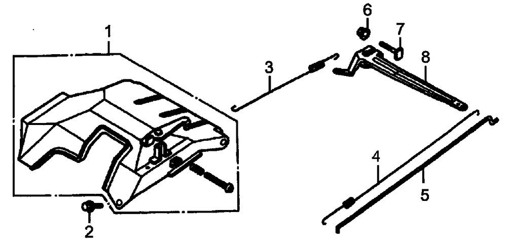 Control System Diagram and Parts List for GP7500 (6540842A - 7050161A)(2012) Generac Generator