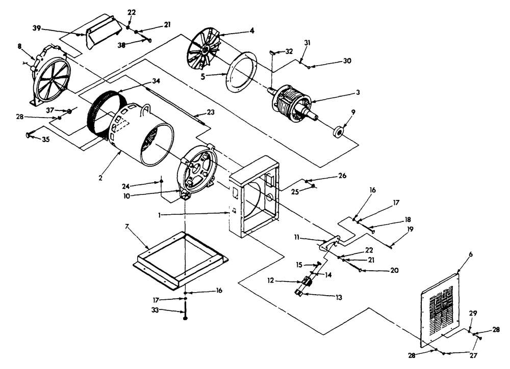 Generator 2 Diagram and Parts List for 9564-2  Generac Generator