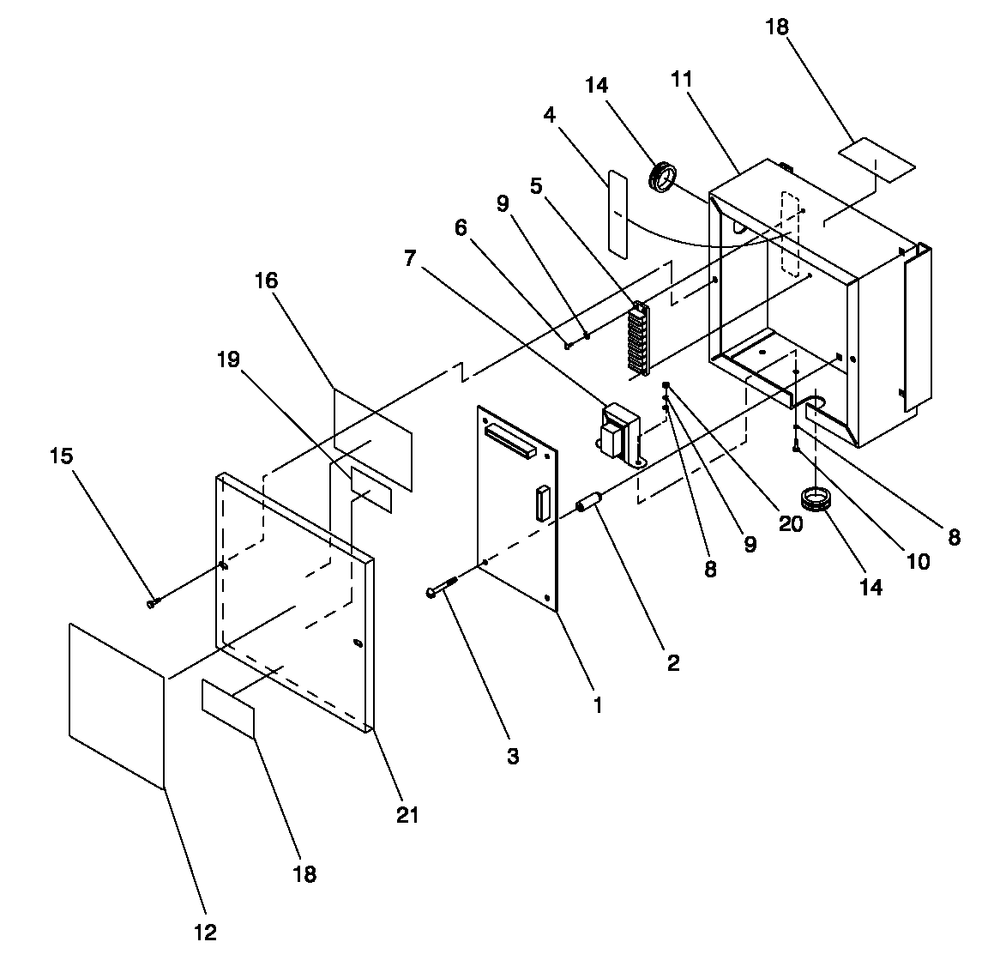 Cma Assembly Diagram and Parts List for 0044741 (3580728 - 3694588)(2014) Generac Generator