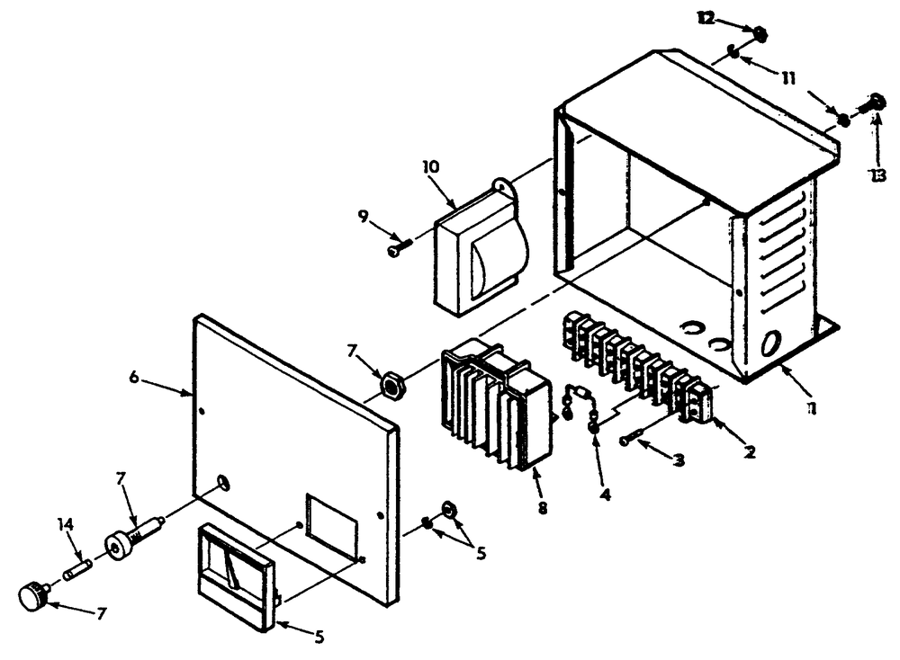 Battery Charger 2 Amp, 12 Volts Diagram and Parts List for 9303-7  Generac Generator