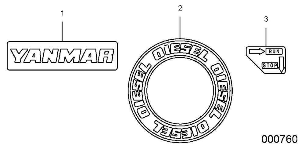 Label Diagram and Parts List for 0068640 (9865295 - 9878373)(2015) Generac Generator