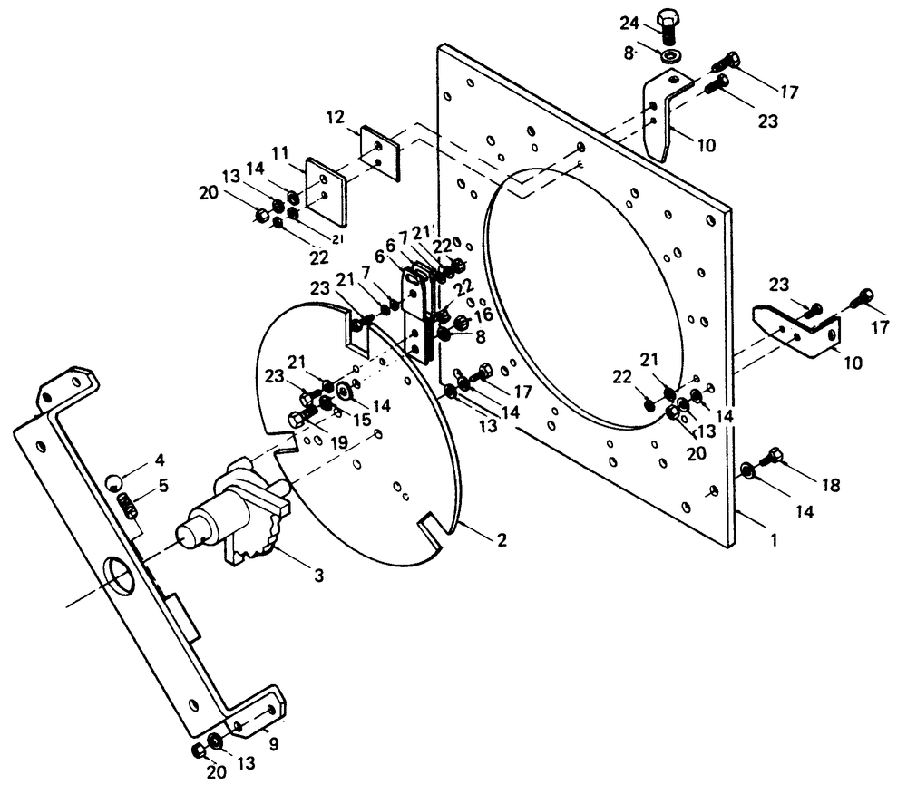 Amperage Selector Switch Diagram and Parts List for 1010-A  Generac Welder