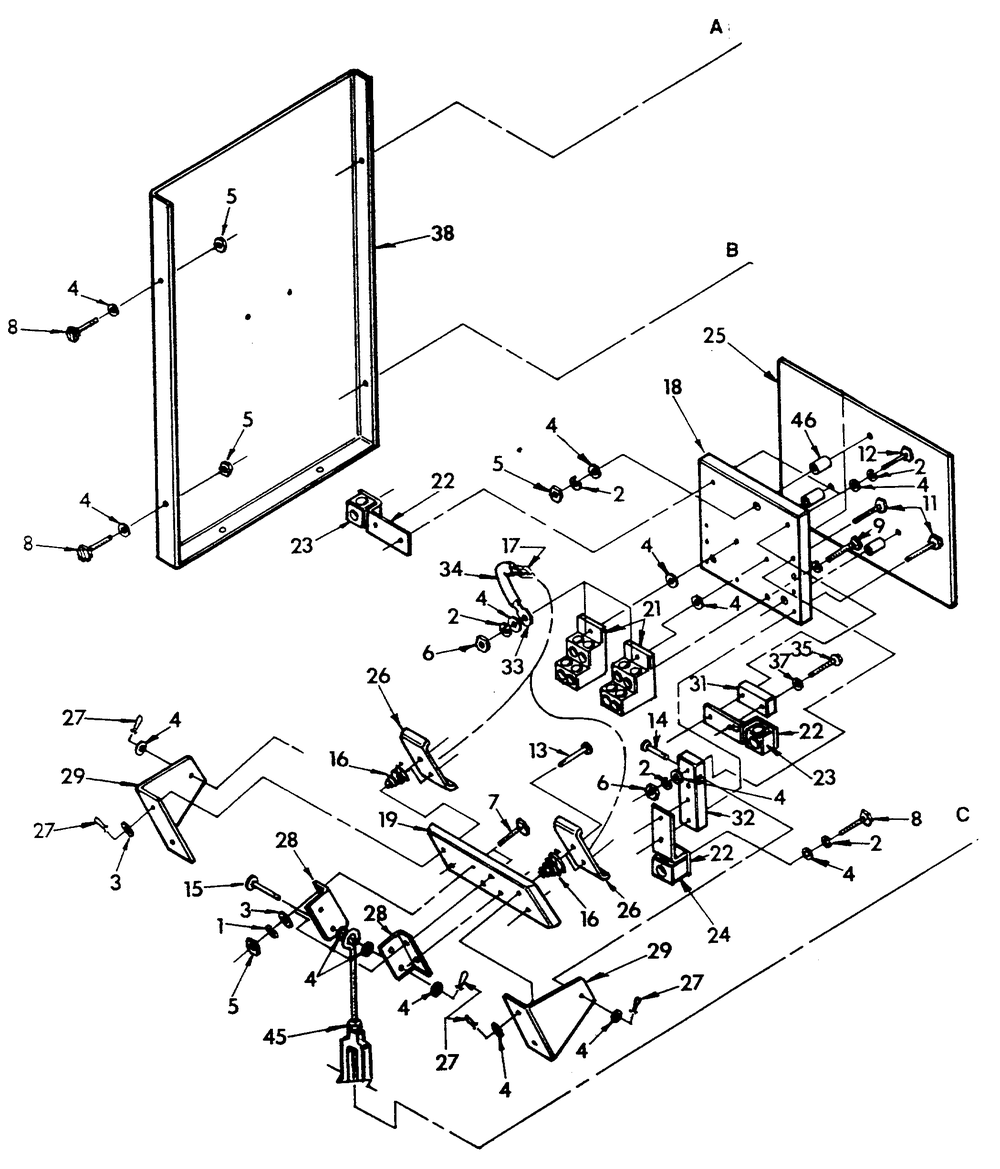 Transfer Switch Diagram and Parts List for 9281-0  Generac Generator