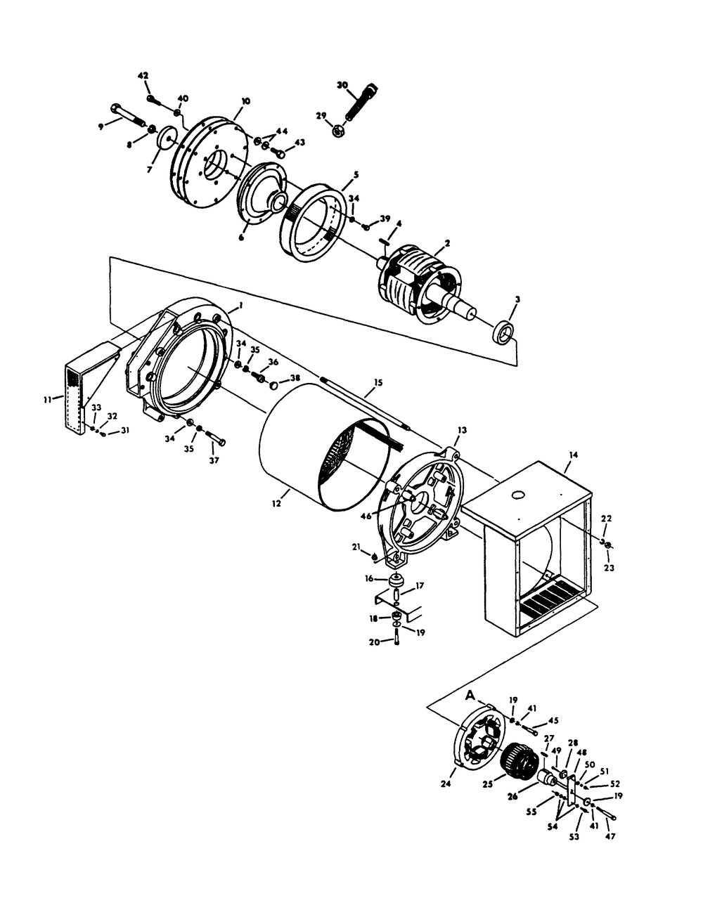 Generator Diagram and Parts List for 9488-1  Generac Generator