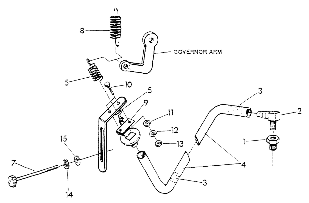 Vacuum Dash Pot Diagram and Parts List for 4081-0  Generac Generator