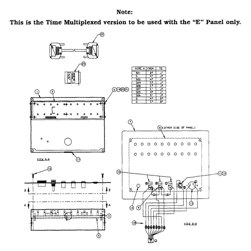 Flush Mount Assembly Diagram and Parts List for 4392-0  Generac Generator