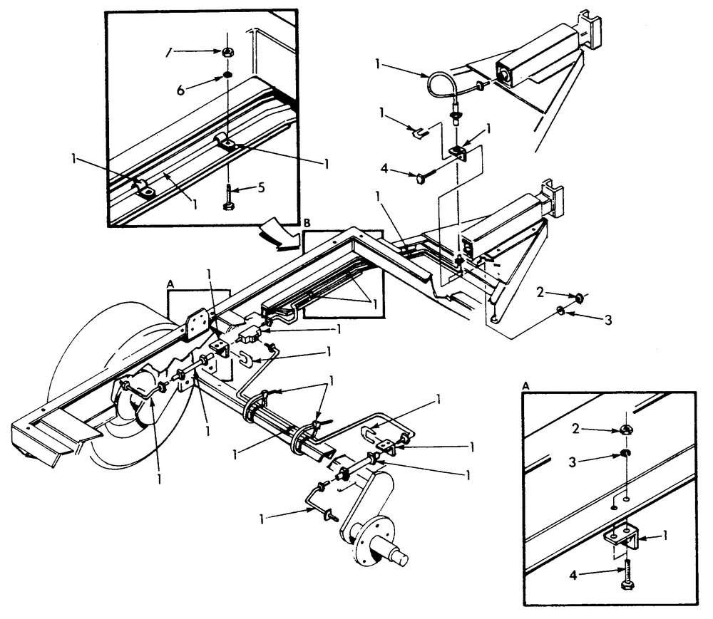 Trailer Hydraulics Diagram and Parts List for 9577-0  Generac Generator