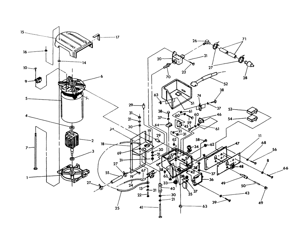 Alternator And Panel Diagram and Parts List for 9677-0  Generac Generator