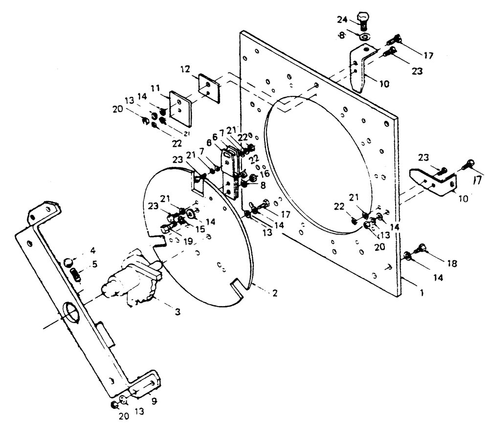 3-Phase Switch Diagram and Parts List for 8338-2  Generac Welder