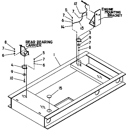 Ev Mtg Base 1.5l Diagram and Parts List for 0044741 (3580728 - 3694588)(2014) Generac Generator