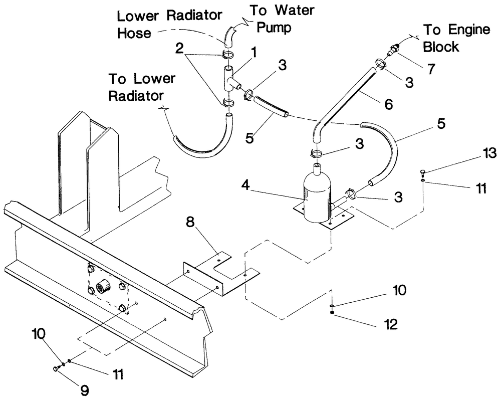 Engine Heater Diagram and Parts List for 4345-0  Generac Generator