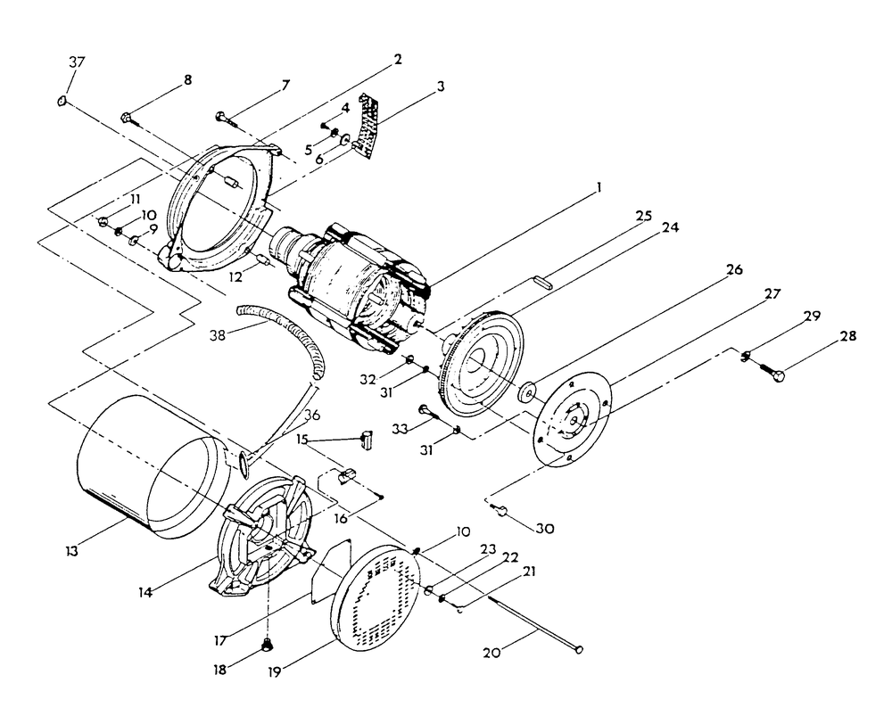 Generator 2 Diagram and Parts List for 9112-4  Generac Generator
