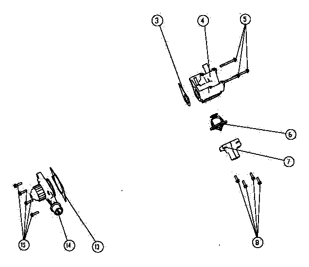 Gas Engine Coolant System Diagram and Parts List for EG03015GNSX (9690215 - 9690216)(2015) Generac Generator