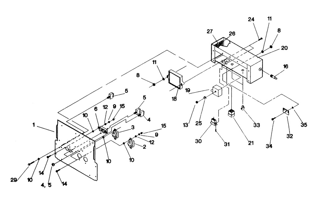 Control Panel Diagram and Parts List for 9216-3  Generac Generator