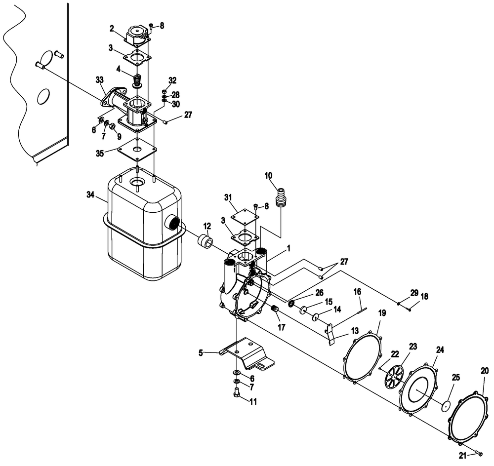 Regulator 1 Diagram and Parts List for 0052960 (2106V18948)(2006) Generac Generator