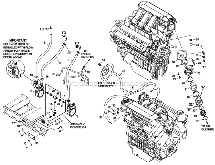 Ev Fuelsys Ng C4 Diagram and Parts List for QT06030JVAN (5098532)(2008) Generac Generator