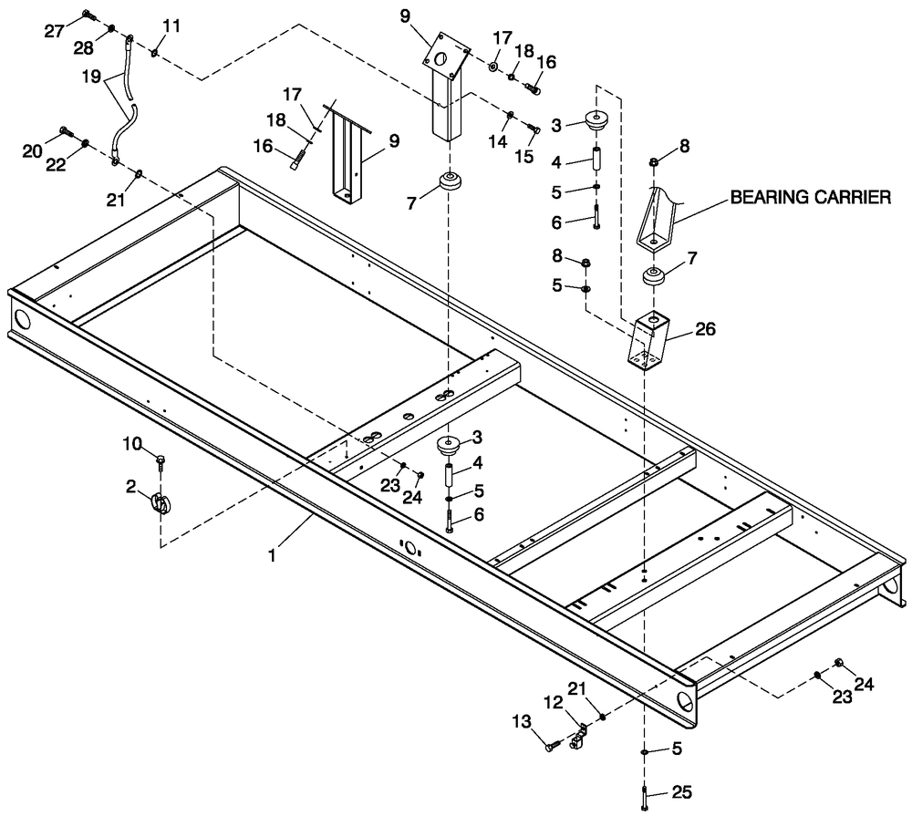 Mounting Base 5.4l Gb C5 Diagram and Parts List for QT08054AVSNA (5228684)(2008) Generac Generator