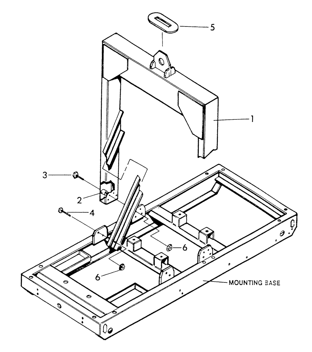 Center Lift Diagram and Parts List for 9399-1  Generac Generator