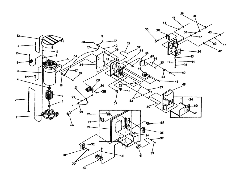 Alternator And Panel Diagram and Parts List for 0784-0  Generac Generator
