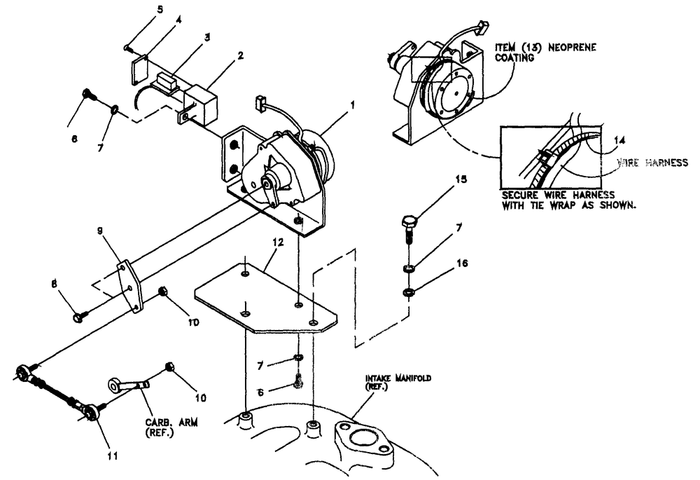 Generator Diagram and Parts List for 0910-0  Generac Generator