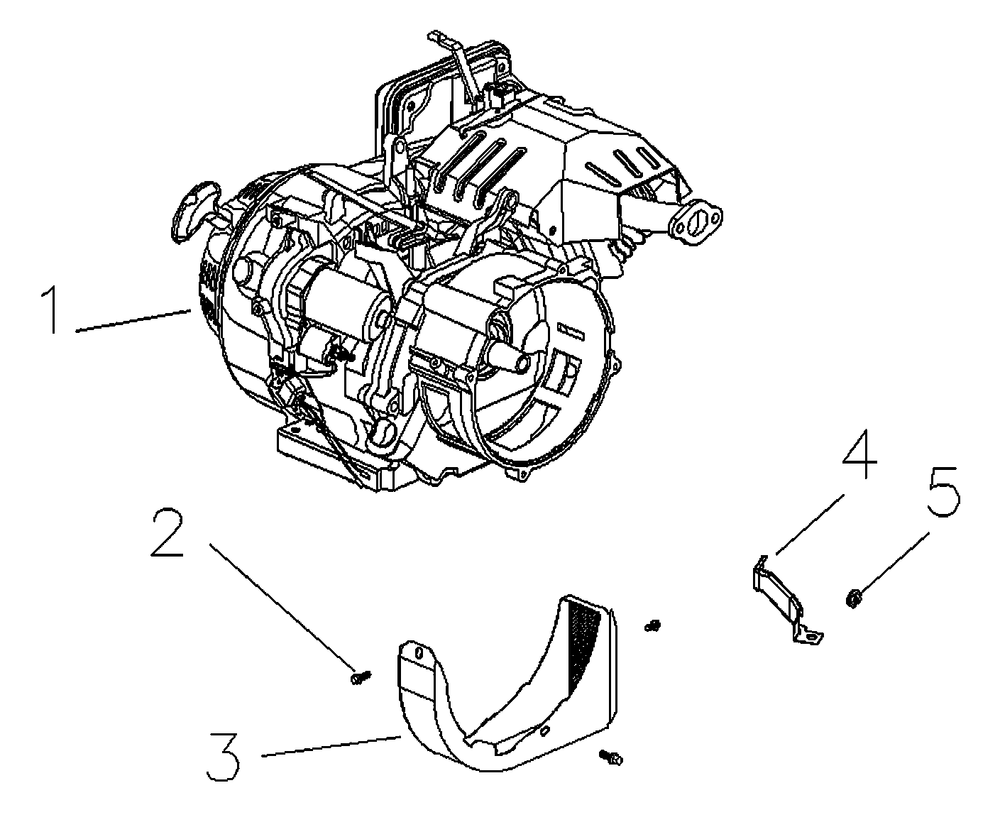 Engine Diagram and Parts List for 0060391 (6378237A - 7282253A)(2012) Generac Generator