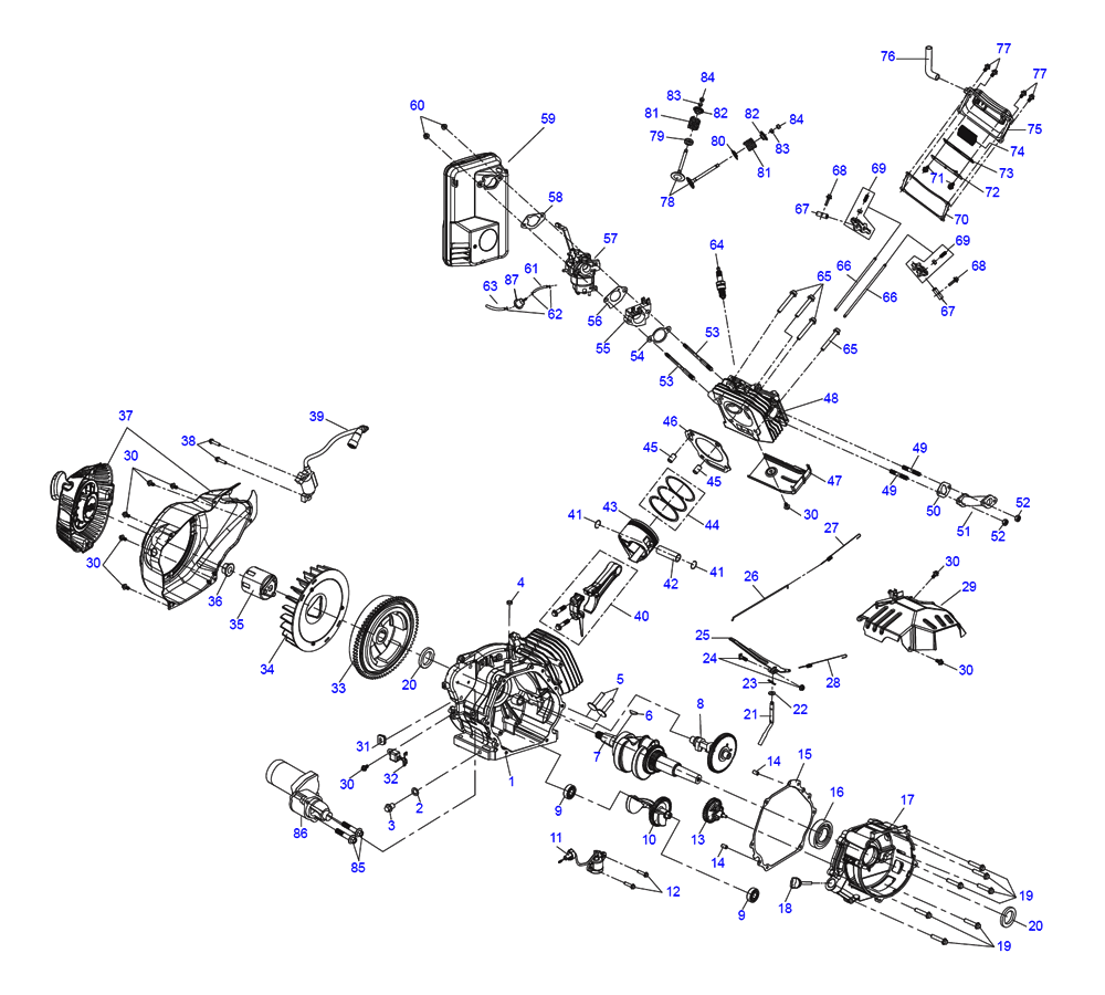 Fig-0 Diagram and Parts List for 0L3299APMNL 0L3299A Generac Generator