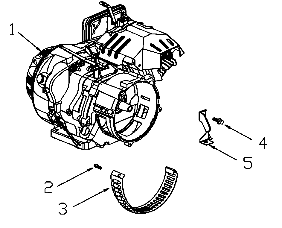 Engine 2 Diagram and Parts List for 0064270 (7654565A)(2012) Generac Generator