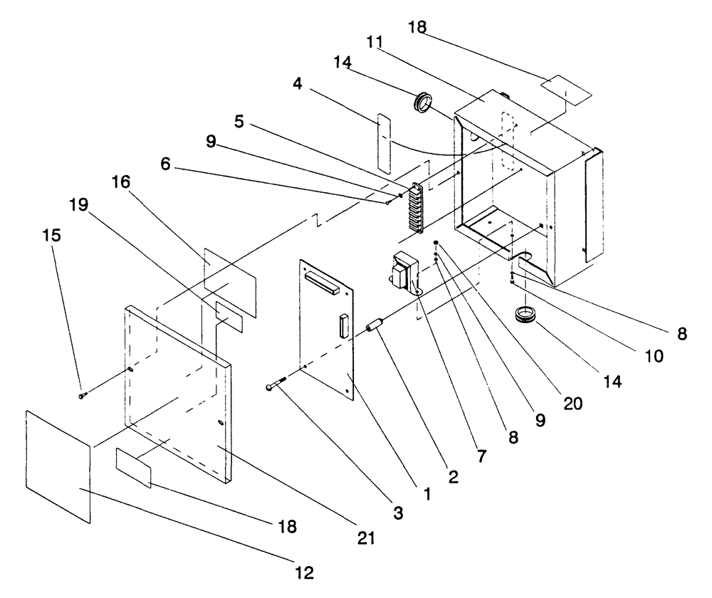 Cma Box Diagram and Parts List for 0995-0  Generac Generator