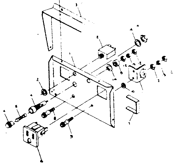 Control Panel Diagram and Parts List for 8749  Generac Generator