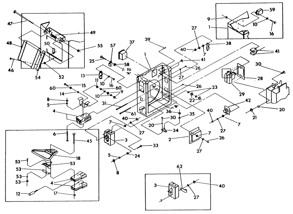 Control Panel Diagram and Parts List for 9738-1  Generac Generator