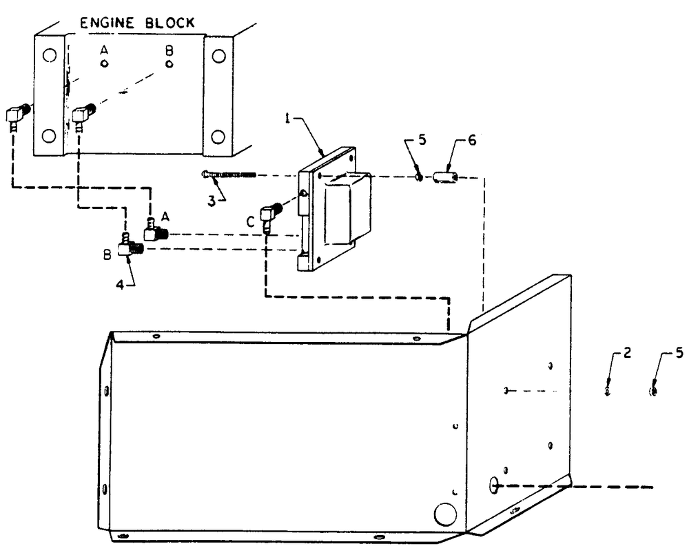 Engine Breather Assembly Diagram and Parts List for 5696-5  Generac Generator