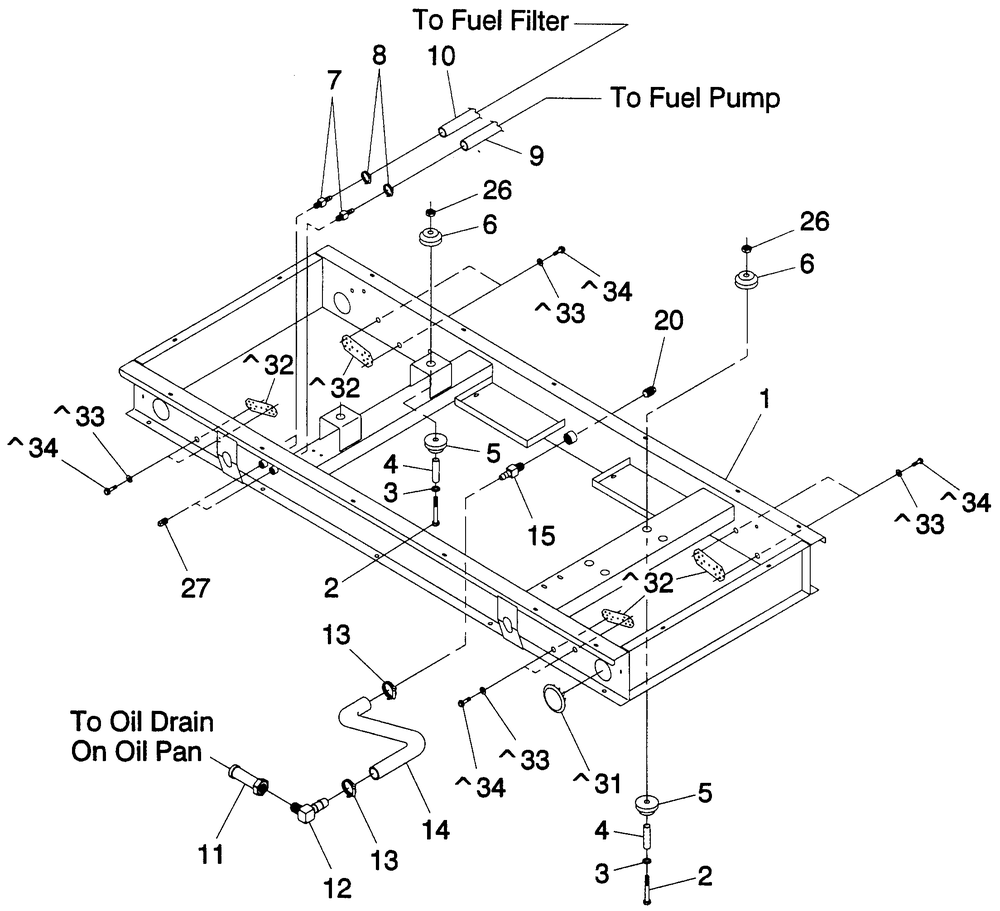 Base Diagram and Parts List for 4251-0  Generac Generator