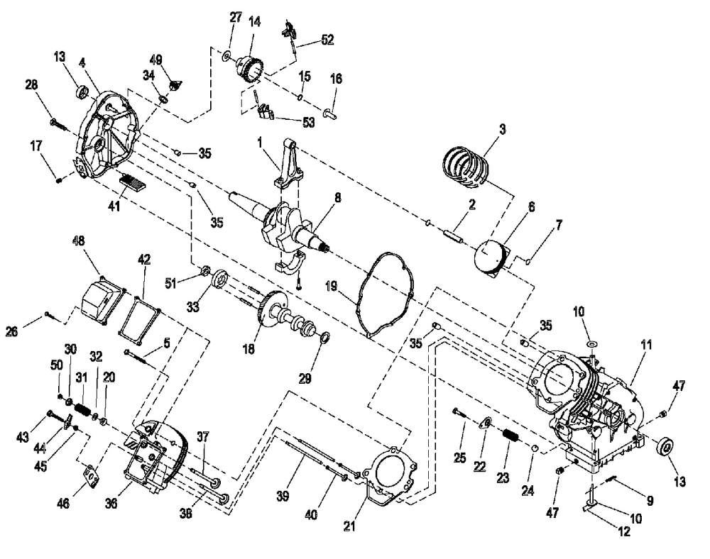 No Assembly Title Diagram and Parts List for XP4000 (5320799 - 6318875)(2011) Generac Generator