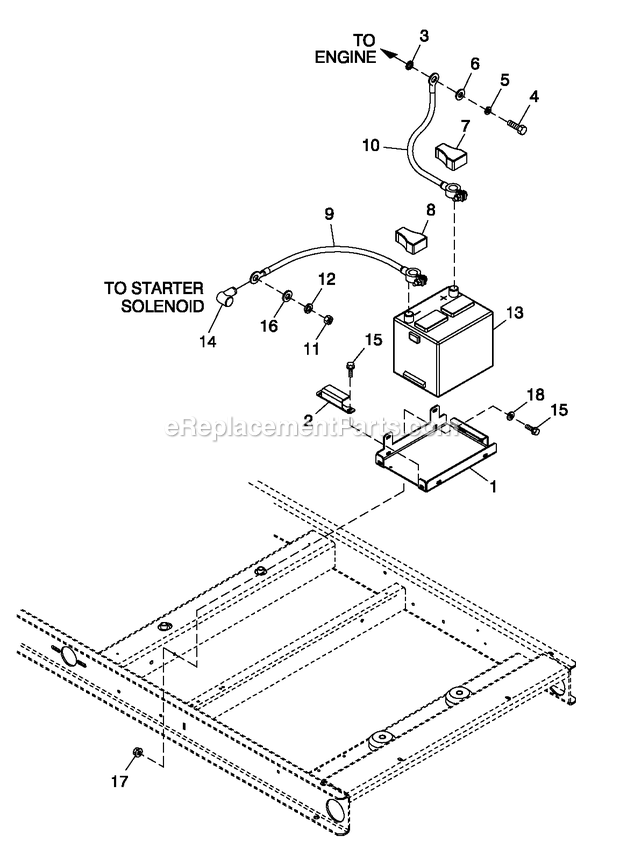 Ev Battery 60kw C2 Diagram and Parts List for ST06024JNSN (5509896)(2009) Generac Generator