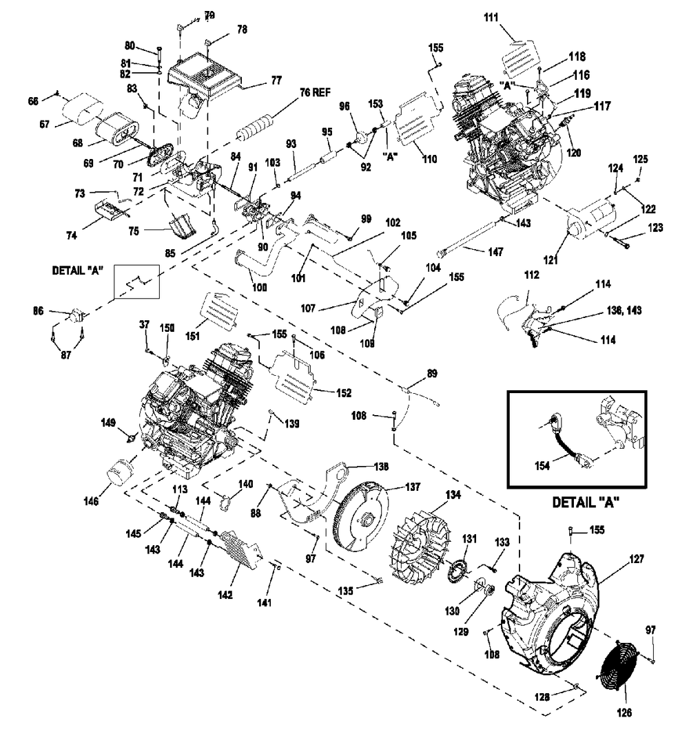 Ev Engine Gth990 Port Univ (0j3071) Diagram and Parts List for GP1750 (9366230 - 50058641)(2015) Generac Generator