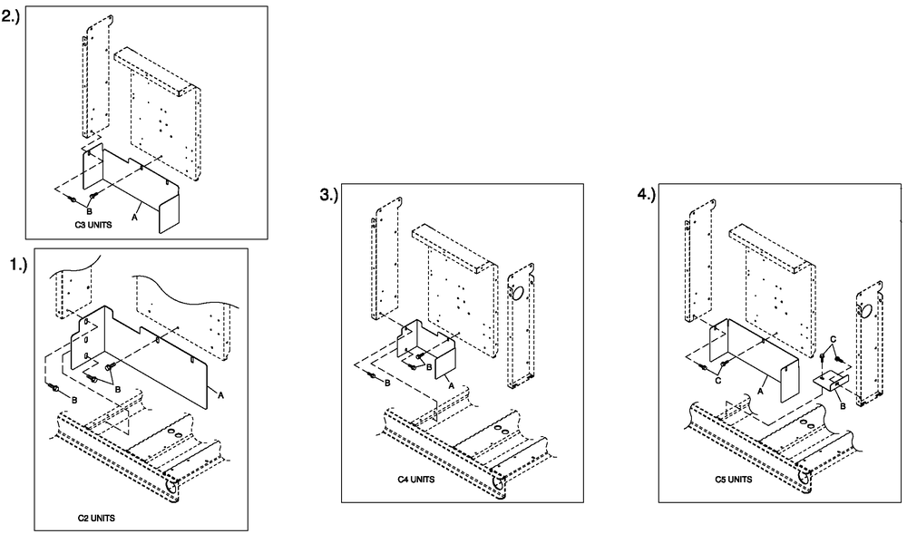 C4 Cb Connection Box Shielding C2/C4 Diagram and Parts List for ST06030AVSN (4949088 - 4962462)(2008) Generac Generator