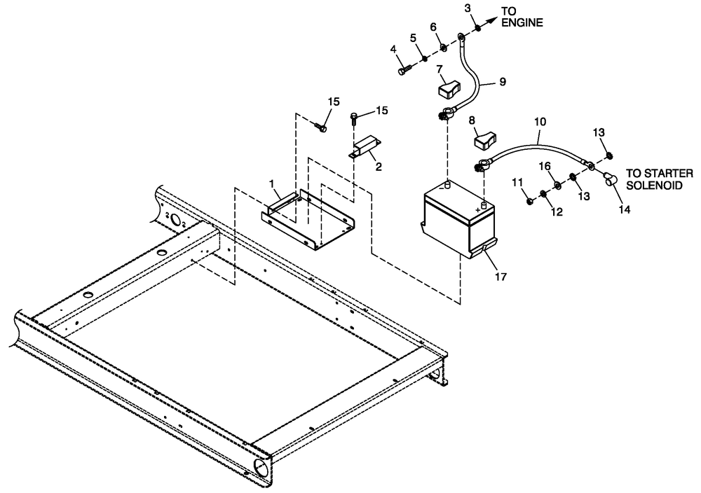 Battery 2.4l Cpl Diagram and Parts List for ET04524ANSC (6091686 - 6940396)(2012) Generac Generator