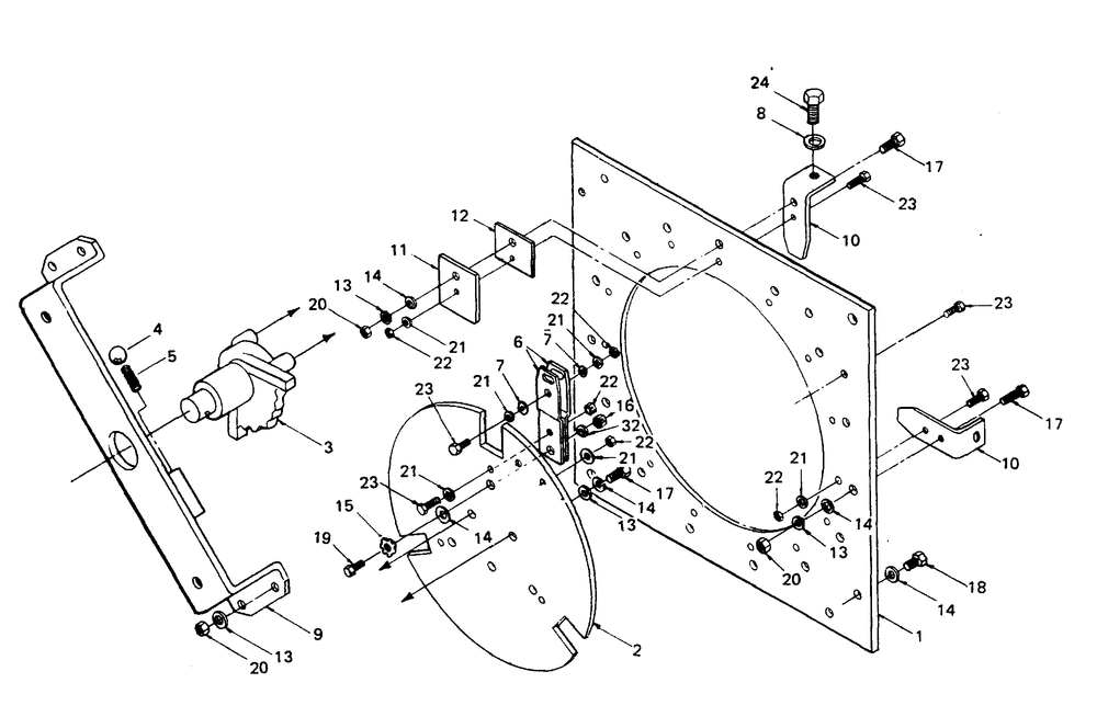 2-Phase Switch Diagram and Parts List for 8363-0  Generac Welder
