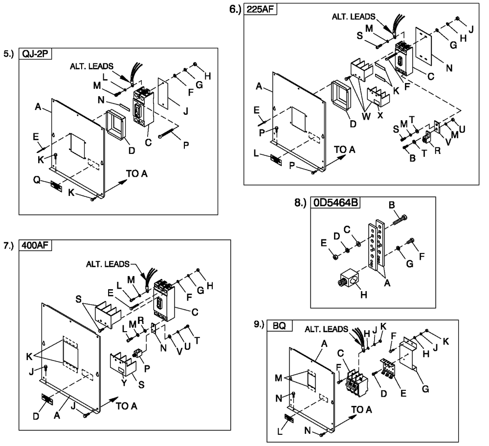 Cpl C2 And C4 Flex Hsb Diagram and Parts List for QT06030ANSN (4361373 - 5017502)(2008) Generac Generator