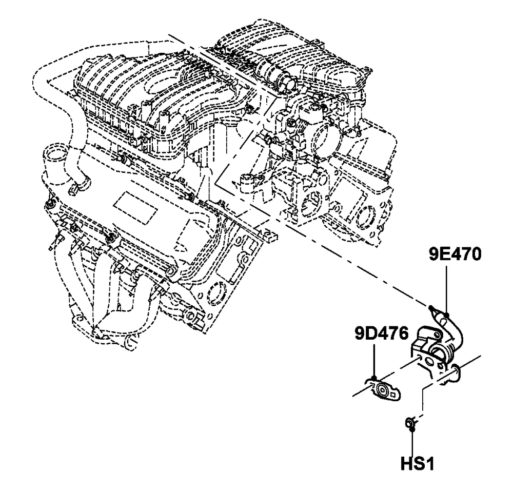 4.2l Gas Engine Egr System Diagram and Parts List for ET04842ANAN (5614613 - 5760317)(2010) Generac Generator