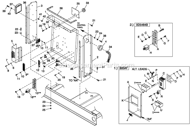 Cpl C3 H Control Diagram and Parts List for QT10068KNSY (5305008)(2009) Generac Generator