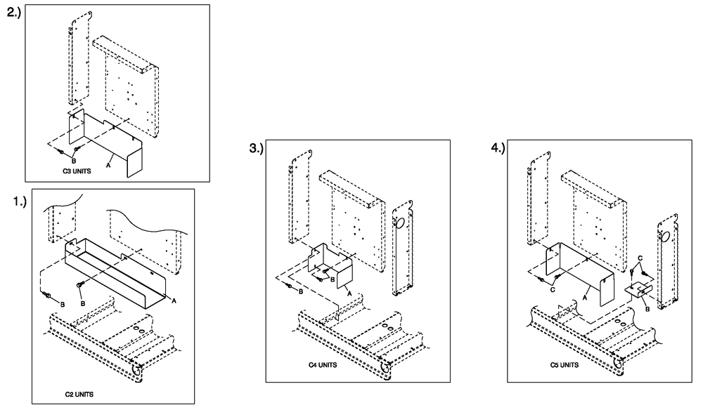 C4 Cb Connection Box Shielding C2/C4 Diagram and Parts List for BT06030ANSN (3808V29819 - 4308V30688)(2008) Generac Generator