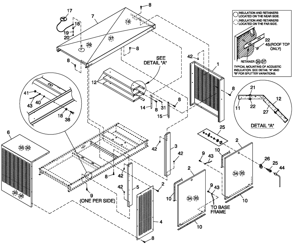 Enclosure C3 Pvt Lbl Diagram and Parts List for CT07068ANAN (0307V21736 - 1707V23207)(2007) Generac Generator